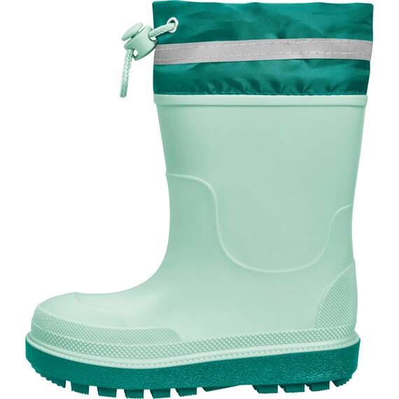 Playshoes Regenstiefel Gefüttert Unisex Kinder Gummistiefel, Grün Gefüttert, 32 EU