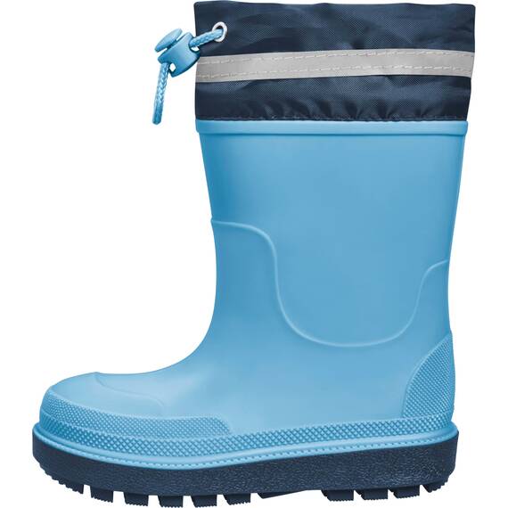 Playshoes Regenstiefel Gefüttert Unisex Kinder Gummistiefel, Blau Gefüttert, 35 EU
