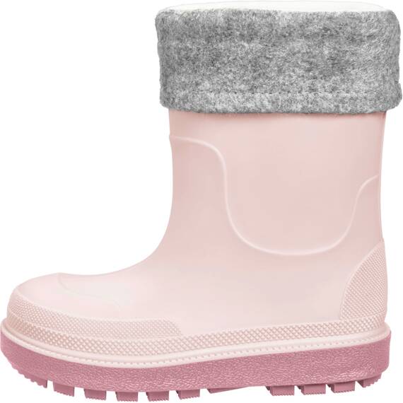 Playshoes Regenstiefel mit Futter (Herausnehmbar) Unisex Kinder Gummistiefel, Rosa Socke, 35 EU