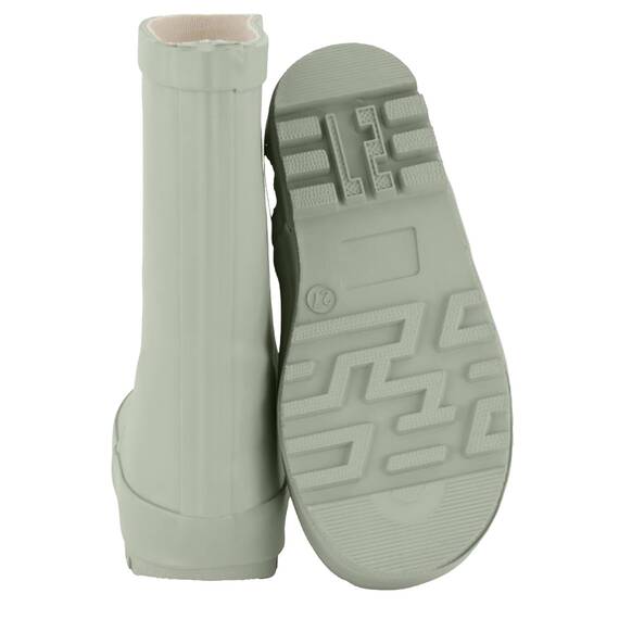 Mikk-line Gummistiefel Kinder 21 | Desert Sage Regenstiefel mit Reflektierenden Details - Wasserdichte Kinderstiefel, Leicht und Rutschfest | Komfortable Allwetter Kinderstiefel
