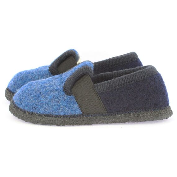 Beck Unisex Kinder Bobby Hausschuhe, Blau, 32 EU