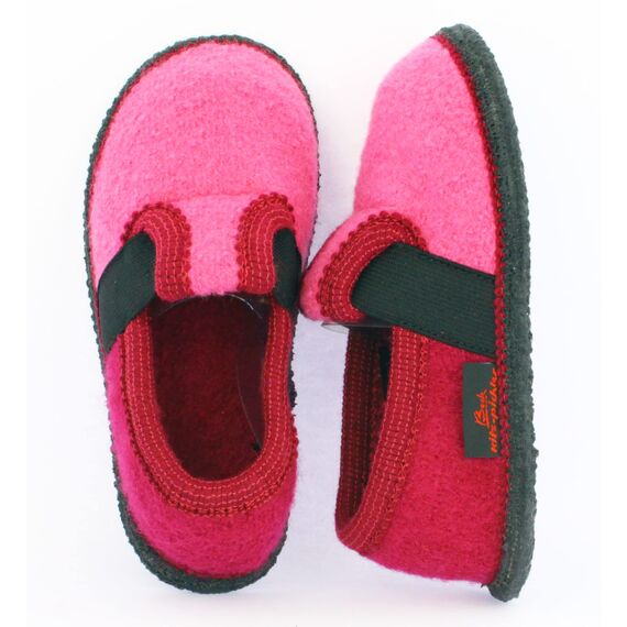 Beck Unisex Kinder Bobby Hausschuhe, Rosa, 29 EU
