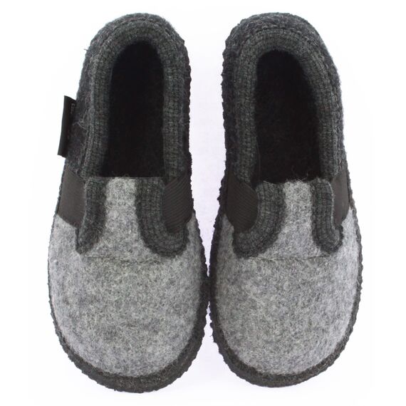 Beck Unisex Kinder Bobby Hausschuhe, Grau, 27 EU