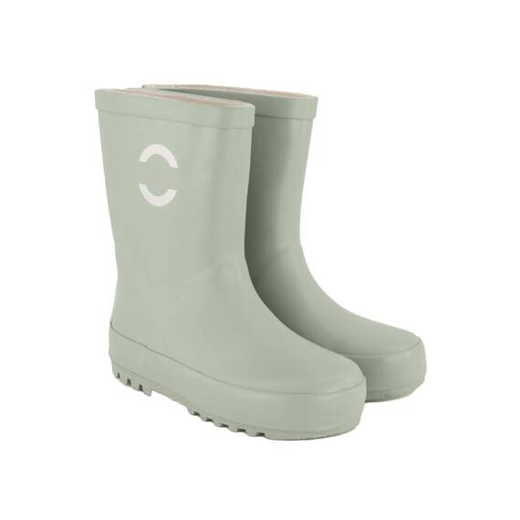 Mikk-line Gummistiefel Kinder 23 | Desert Sage Regenstiefel mit Reflektierenden Details - Wasserdichte Kinderstiefel, Leicht und Rutschfest | Komfortable Allwetter Kinderstiefel
