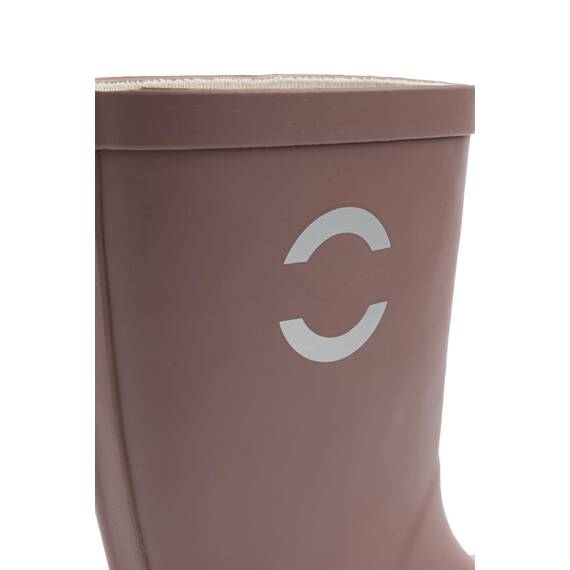 Mikk-line Gummistiefel Kinder 23 | Twilight Mauve Regenstiefel mit Reflektierenden Details - Wasserdichte Kinderstiefel, Leicht und Rutschfest | Komfortable Allwetter Kinderstiefel