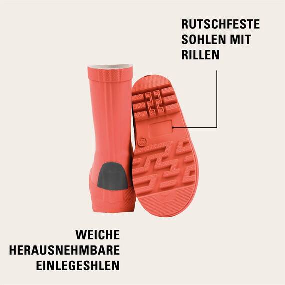 Mikk-line Gummistiefel Kinder 31 | Cayenne Regenstiefel mit Reflektierenden Details - Wasserdichte Kinderstiefel, Leicht und Rutschfest | Komfortable Allwetter Kinderstiefel