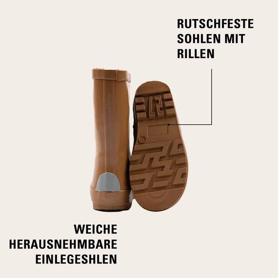 Mikk-line Gummistiefel | Gefütterte Regenstiefel für Kinder | Wasserdichte Kinderstiefel | Größe 32