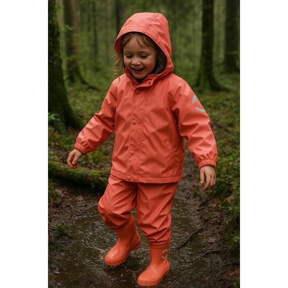 Mikk-line Gummistiefel Kinder 34 | Cayenne Regenstiefel mit Reflektierenden Details - Wasserdichte Kinderstiefel, Leicht und Rutschfest | Komfortable Allwetter Kinderstiefel