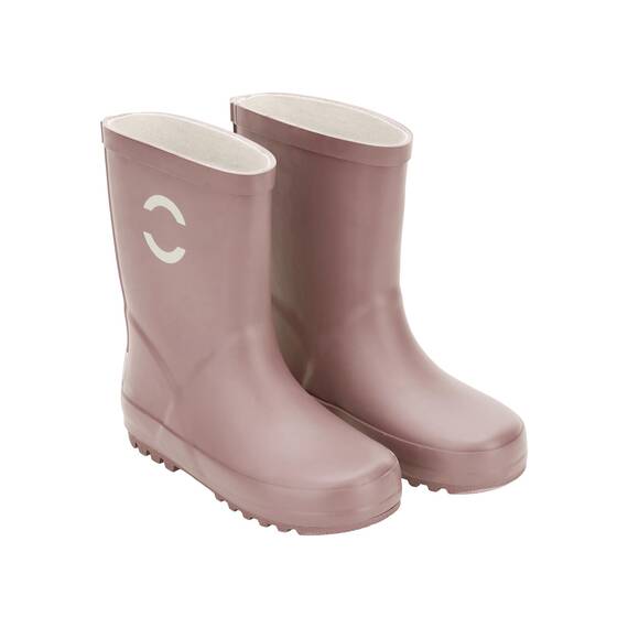 Mikk-line Gummistiefel Kinder 38 | Gefütterte Regenstiefel Adobe Rose | Wasserdichte Regenschuhe & Kinderstiefel