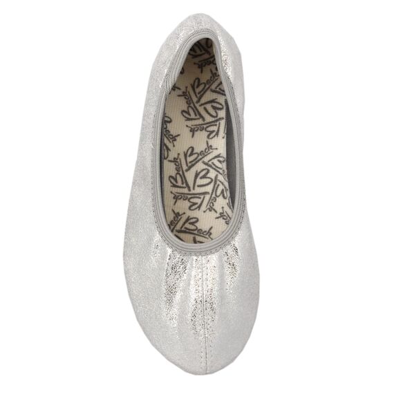 Beck Mädchen Basic Glitzer Gymnastikschuhe, Silber, 26 EU