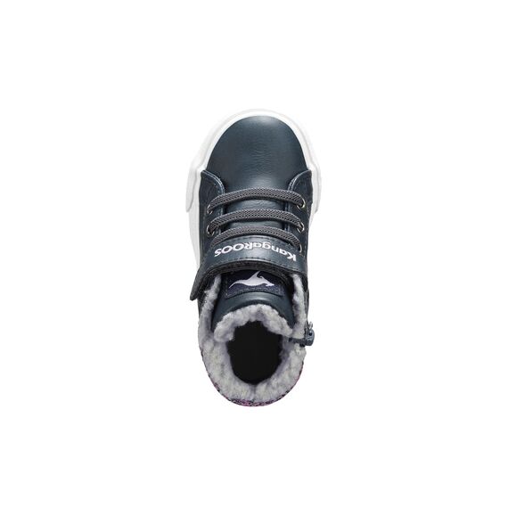 Kangaroos Jungen K-Ten Kangu Sneaker, Dk Navy Grape, 27 EU
