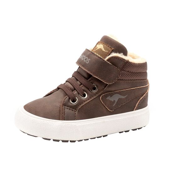 KangaROOS Unisex Baby Kavu Iii Sneaker, Braun Dark Brown Sand 343, 22 EU