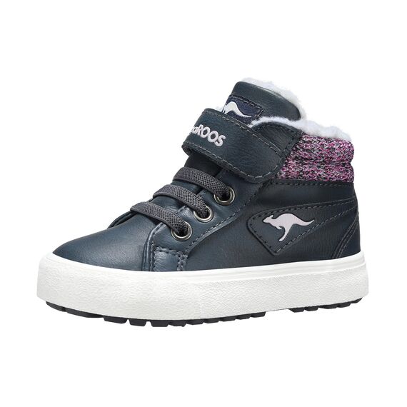 Kangaroos Jungen K-Ten Kangu Sneaker, Dk Navy Grape, 22 EU