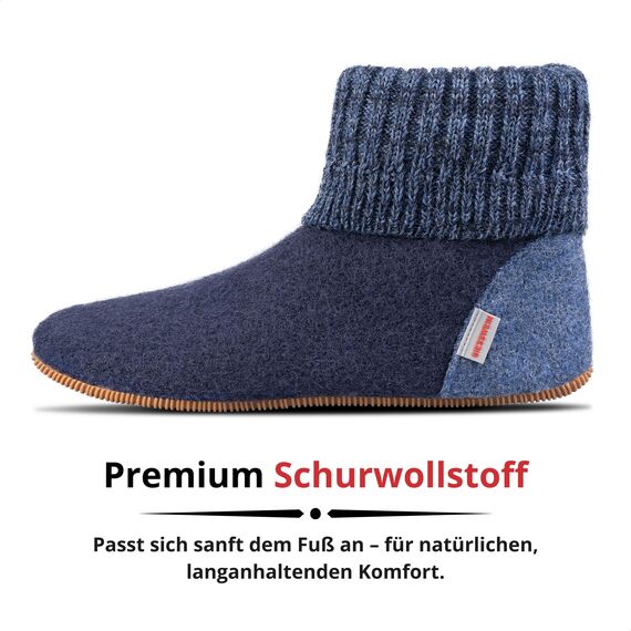 Giesswein Wildpoldsried Kids, Blau Ocean 588, 26 EU