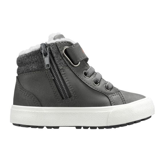 Kangaroos Unisex Kinder K-Ten Kangu Sneaker, Steel Grey Flame, 26 EU