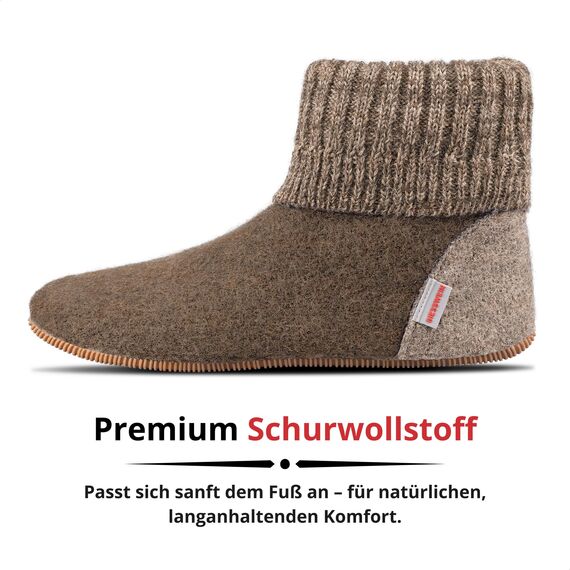 Giesswein Wildpoldsried Kids, Grau Taupe 262, 27 EU