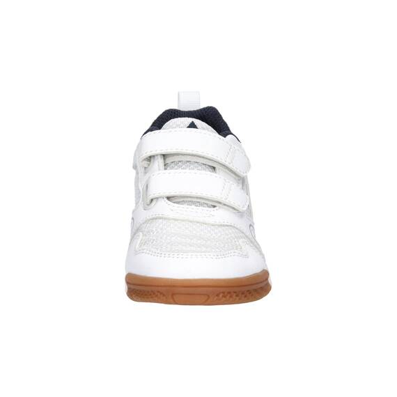 Lico Unisex Kinder Boulder V Hallenturnschuhe, Weiss Marine, 28 EU