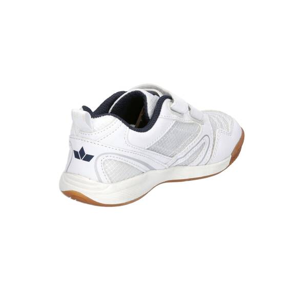Lico Unisex Kinder Boulder V Hallenturnschuhe, Weiss Marine, 28 EU
