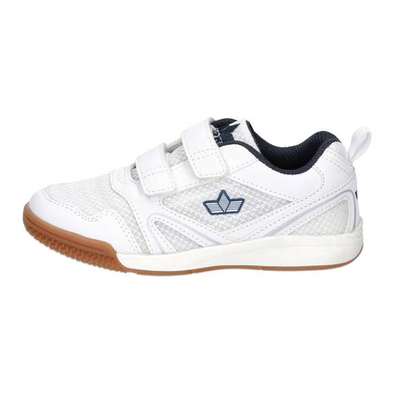 Lico Unisex Kinder Boulder V Hallenturnschuhe, Weiss Marine, 29 EU