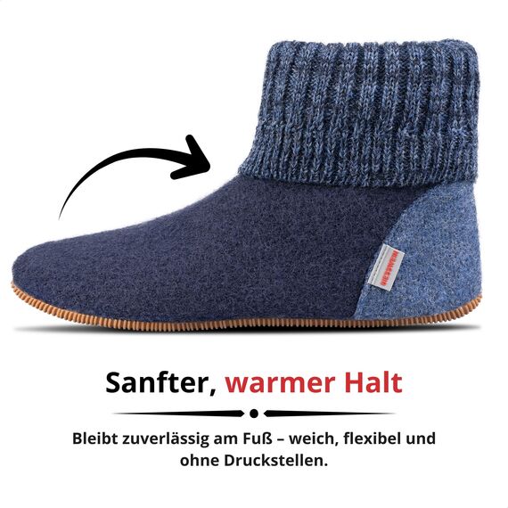Giesswein Wildpoldsried Kids, Blau Ocean 588, 31 EU
