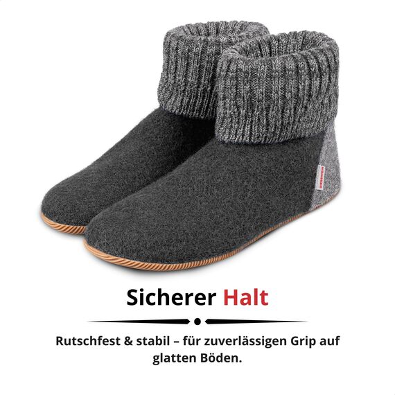 Giesswein Wildpoldsried Kids, Grau Anthrazit 019, 34 EU