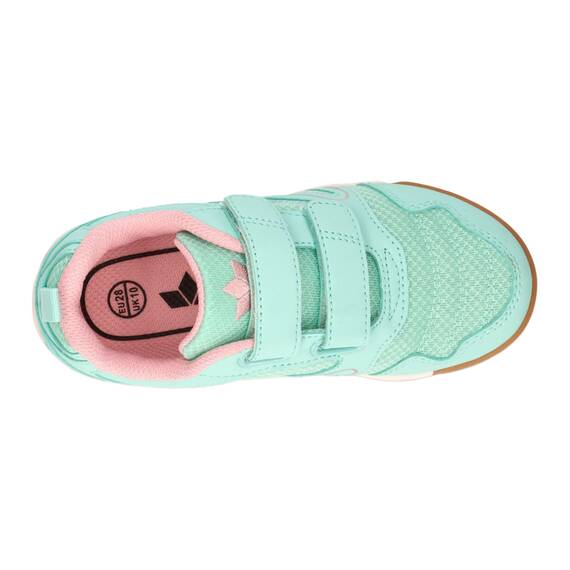 Lico Unisex Kinder Boulder V Hallenturnschuhe, Türkis Rosa, 31 EU