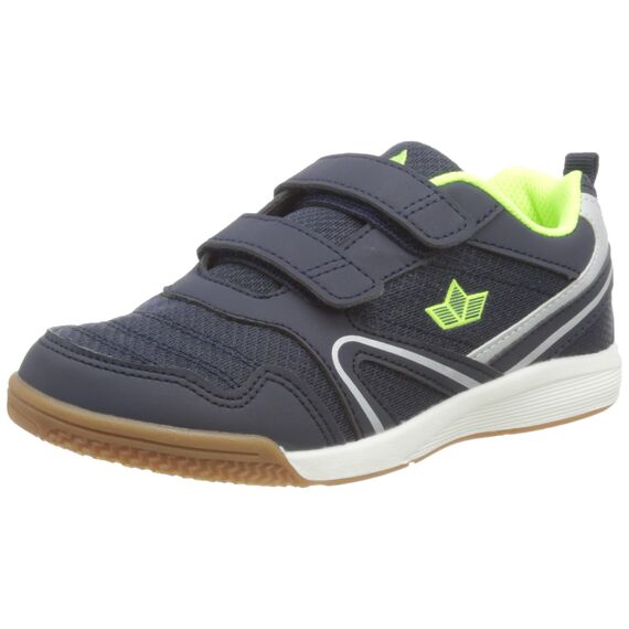 Lico BOULDER V Unisex Kinder Multisport Indoor Schuhe, Marine/ Lemon, 40 EU
