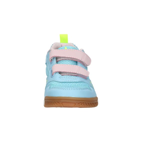 Lico Unisex Kinder Boulder V Hallenturnschuhe, Türkis Rosa Lemon, 36 EU