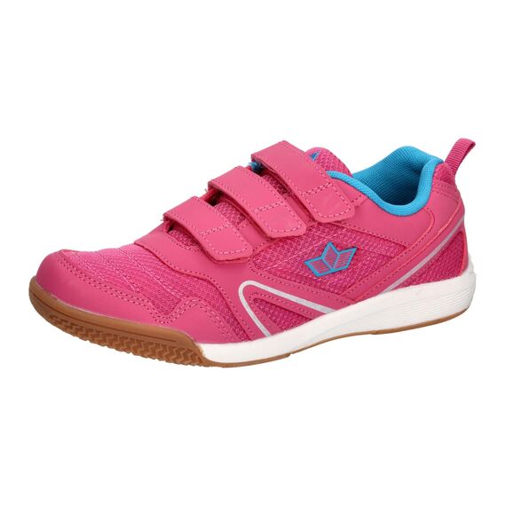 Lico Unisex Kinder Boulder V Hallenturnschuhe, Pink Türkis, 37 EU