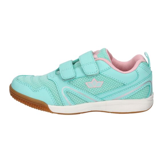 Lico Unisex Kinder Boulder V Hallenturnschuhe, Türkis Rosa, 37 EU