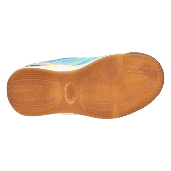 Lico Unisex Kinder Boulder V Hallenturnschuhe, Türkis Rosa Lemon, 36 EU