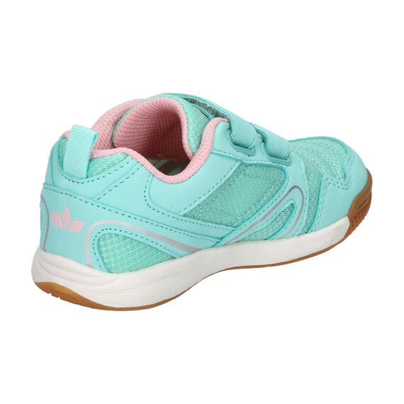 Lico Unisex Kinder Boulder V Hallenturnschuhe, Türkis Rosa, 37 EU