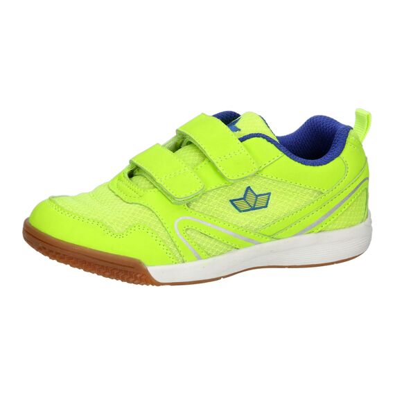 Lico Unisex Kinder Boulder V Hallenturnschuhe, Lemon Blau, 38 EU