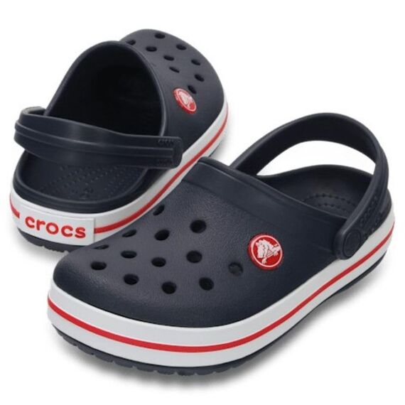 Crocs Unisex Kinder Crocband Clog K Clog, Navy/Red, 30/31 EU