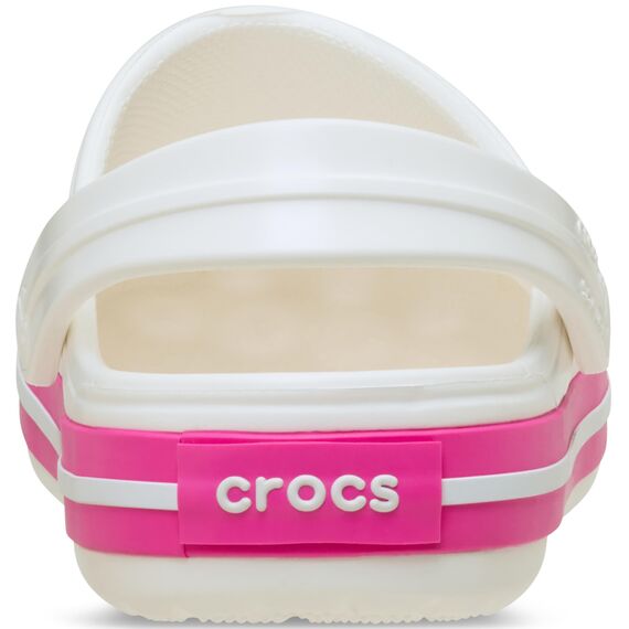 Crocs Unisex Kinder Crocband Clog K Clog, White/Pink Crush, 32/33 EU