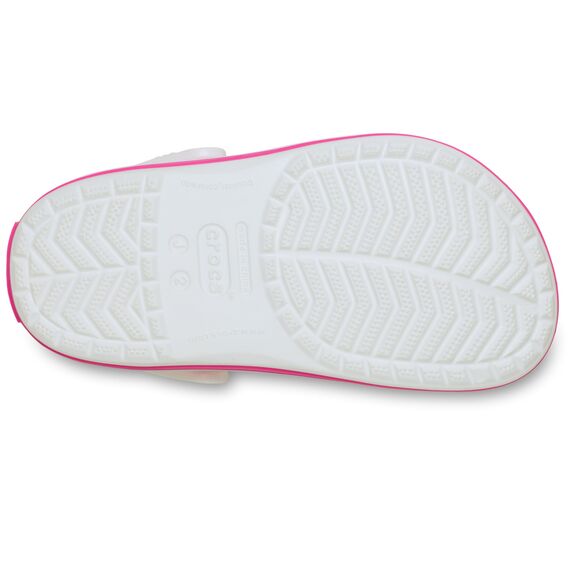 Crocs Unisex Kinder Crocband Clog K Clog, White/Pink Crush, 37/38 EU