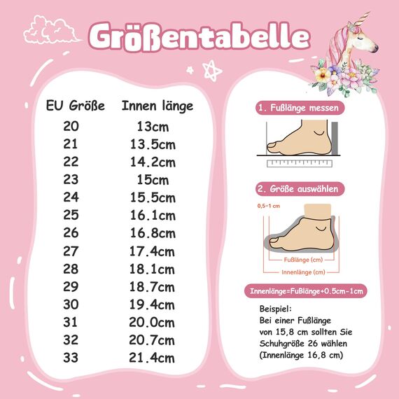 VOLHAL Hausschuhe ​Kinder Mädchen Junge Barfussschuhe Pantoffeln Lauflernschuhe ​Rutschfest ​Kindergarten für Atmung saktive​ Weich Kleinkinder Schuhe ​Unisex(Einhorn Farbverlauf 23EU)
