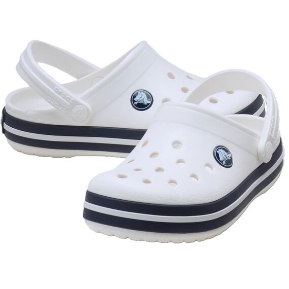 Crocs Unisex-Kinder Crocband Clog K, Weiß Marineblau, 36/37 EU