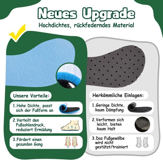 VOLHAL Hausschuhe ​Kinder Mädchen Junge Barfussschuhe Pantoffeln Lauflernschuhe ​Rutschfest ​Kindergarten für Atmung saktive​ Weich Kleinkinder Schuhe ​Unisex(Dinosaurier Grün 29EU)