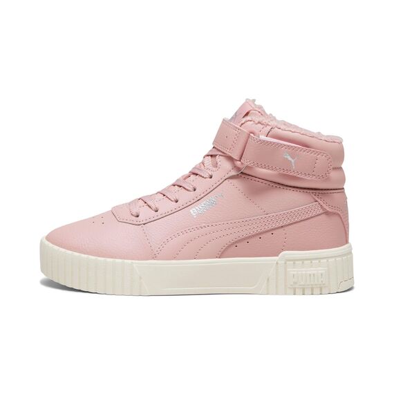 PUMA Carina 2.0 MID WTR JR Sneaker, Future PINK Silver-Alpine Snow, 39 EU