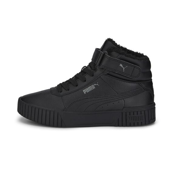 PUMA Mädchen Carina 2.0 Mid Wtr Jr Sneaker, Puma Black Puma Black Dark Shadow, 35.5 EU