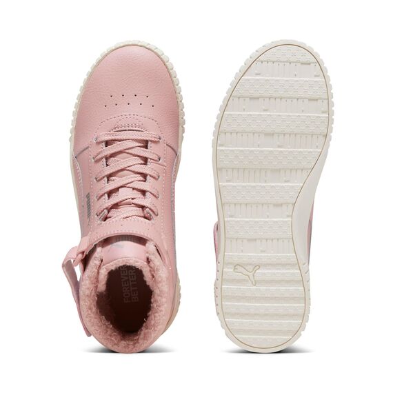 PUMA Mädchen Carina 2.0 MID WTR JR Sneaker, Future Pink Silver-Alpine Snow, 35.5 EU