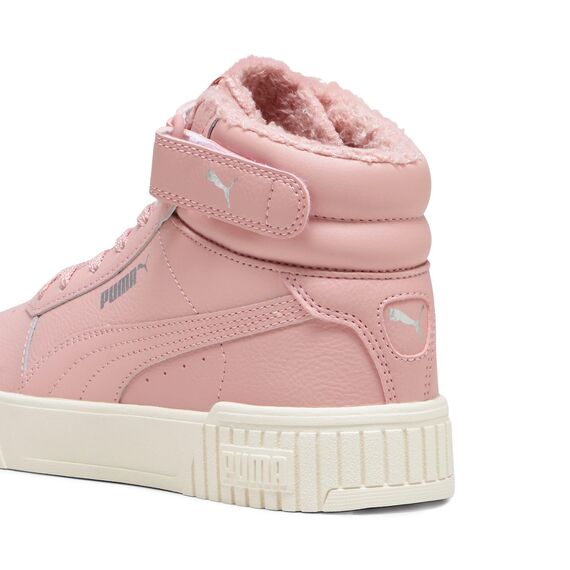 PUMA Mädchen Carina 2.0 Mid Wtr Jr Turnschuhe, Future Pink Silver Alpine Snow, 37.5 EU
