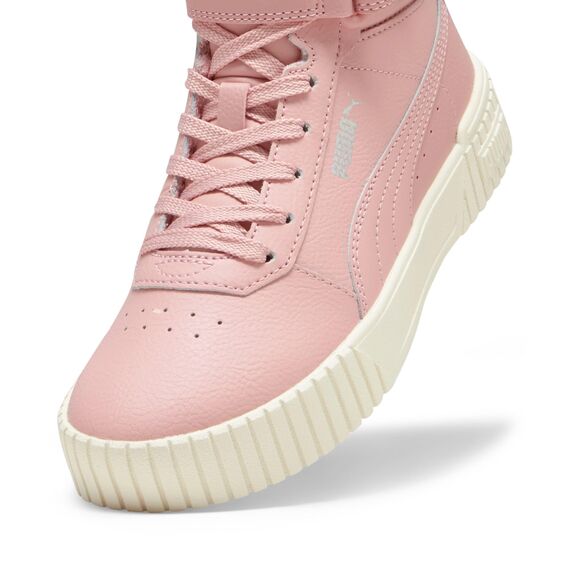 PUMA Carina 2.0 MID WTR JR Sneaker, Future PINK Silver-Alpine Snow, 39 EU
