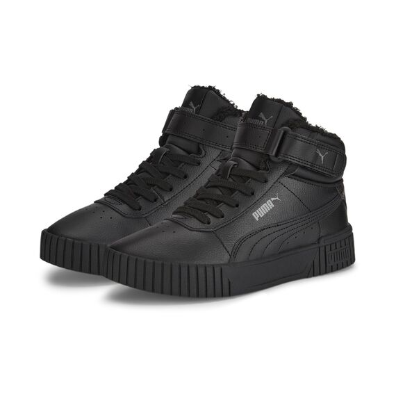 PUMA Mädchen Carina 2.0 Mid Wtr Jr Sneaker, Puma Black Puma Black Dark Shadow, 38 EU
