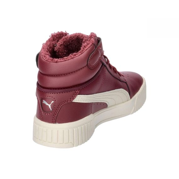 PUMA Carina 2.0 MID WTR JR Sneaker, Dark Jasper-Alpine Snow Silver, 39 EU