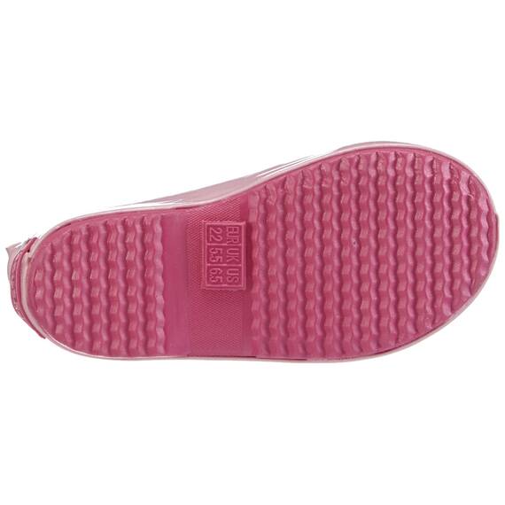 Playshoes Jungen Mädchen Gummistiefel Halbschaft Regenstiefel, pink Sterne, 20 EU
