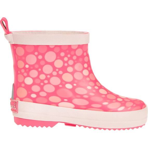 Playshoes Gummistiefel Halbschaft Tupfen Unisex Kinder Gummistiefel, Koralle Tupfen, 26 EU