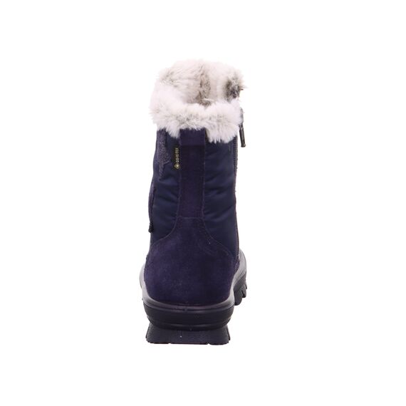 Superfit Mädchen Flavia Warm Gefütterte Gore-tex Schneestiefel, Blau 8000, 28 EU