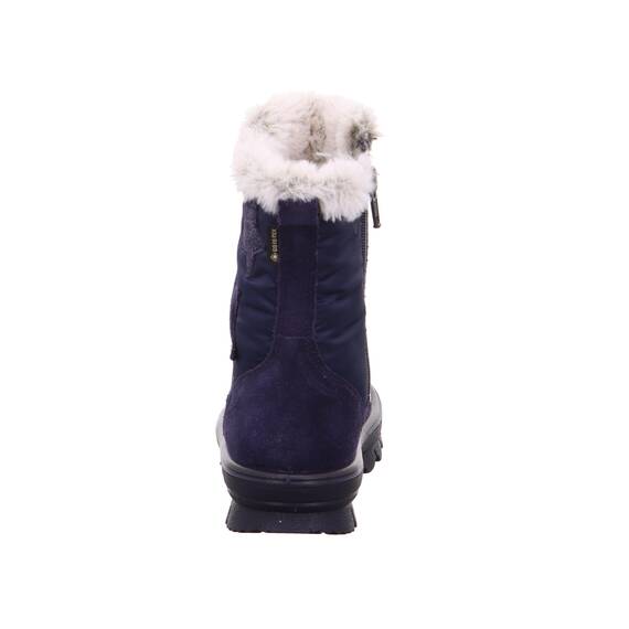 Superfit Mädchen Flavia Warm Gefütterte Gore-tex Schneestiefel, Blau 8000, 31 EU
